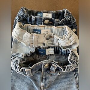 Old Navy Toddler Jeans - 3 Pair Adjustable Waist 18-24 months